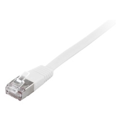 Equip Patchkabel Cat6A U FTP 2xRJ45 1.00m weiß Flach LSZH Polybeutel — Buy in Cyprus with Fast Delivery