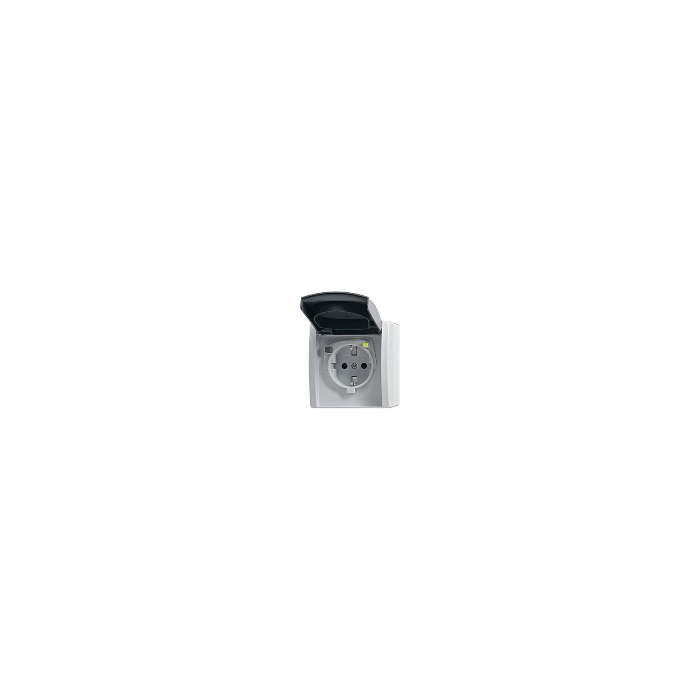 BUSCH JAEGER BJ 3120 EWB-53 FI-Schukomat VDE0664 grau AP IP 44 Zubehör ocean u.Sondergeräte