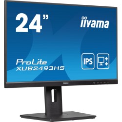 iiyama ProLite XUB2493HS-B6 - 24" FHD IPS 100Hz 0.5ms Height Adj Pivot/Swivel HDMI+DP (Boxed)