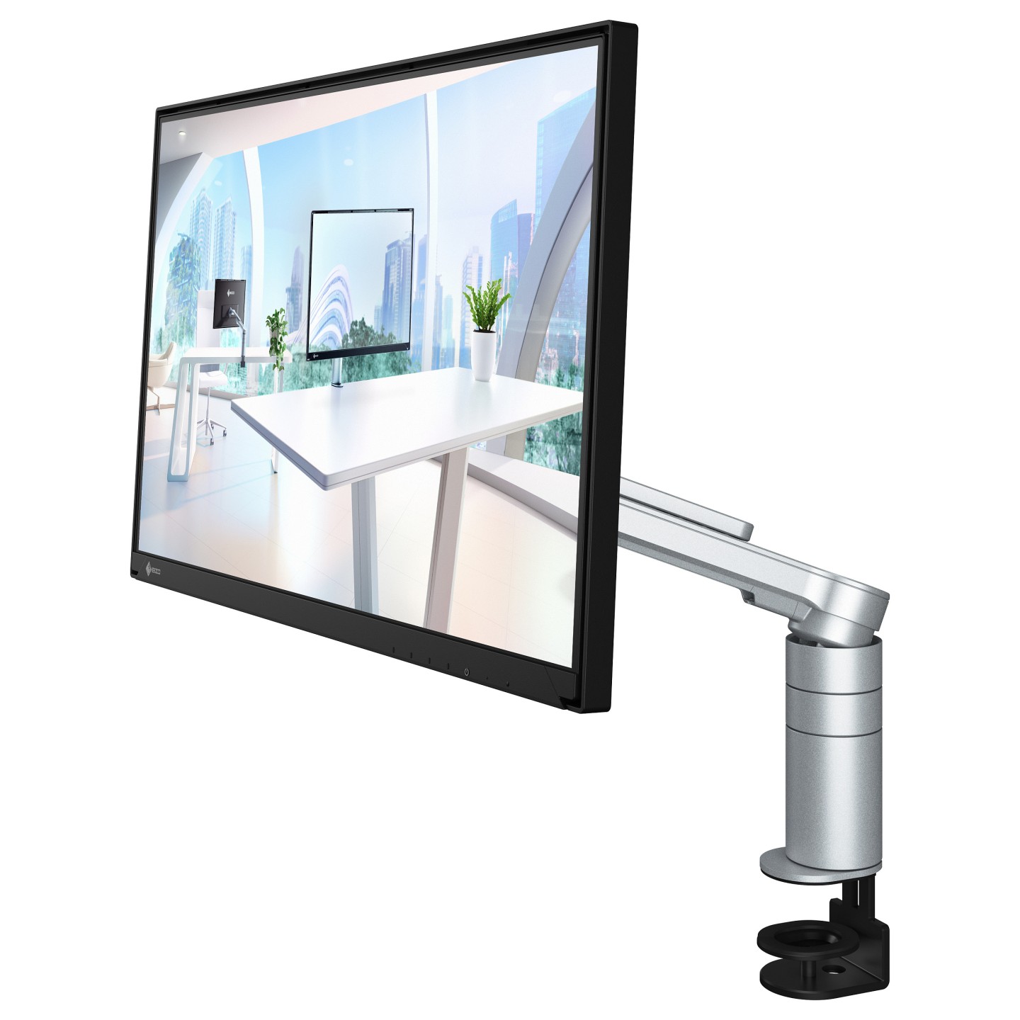 EIZO 60.5cm (23.8') FLT 16:09 2xUSB-C IPS mit Schwenkarm — Buy in Cyprus with Fast Delivery