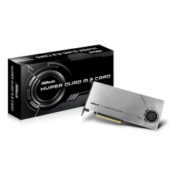 ASRock Hyper Quad M.2 Card PCIe Gen4 x16 für 4x SSD — Buy in Cyprus with Fast Delivery