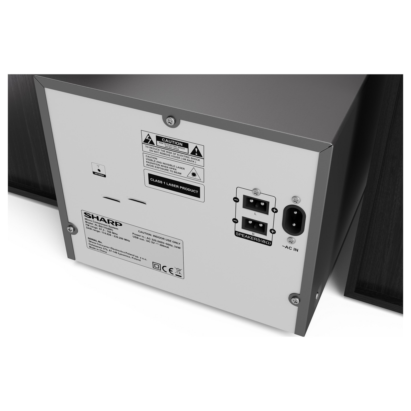 Sharp XL-B517D(BK) schwarz — Buy in Cyprus with Fast Delivery