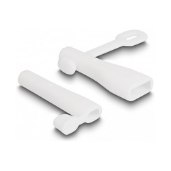 Staubschutz für USB Typ-A Stecker und Apple LightningTM Stecker Set 2 Stück weiß — Buy in Cyprus with Fast Delivery