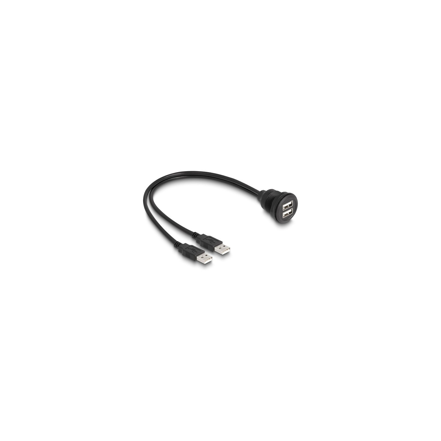 DELOCK USB 2.0 Kabel 2 x USB Typ-A Stecker zu 2 x USB Typ A — Buy in Cyprus with Fast Delivery