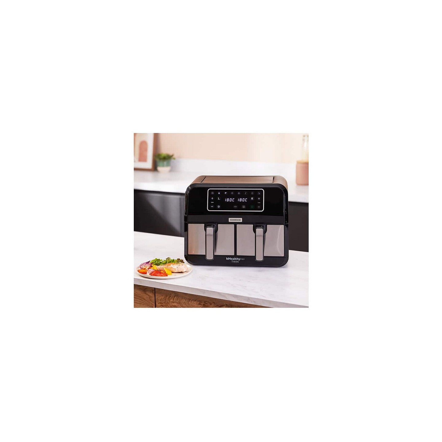 Kenwood kHealthy Twin Airfryer 8L — Buy in Cyprus with Fast Delivery
