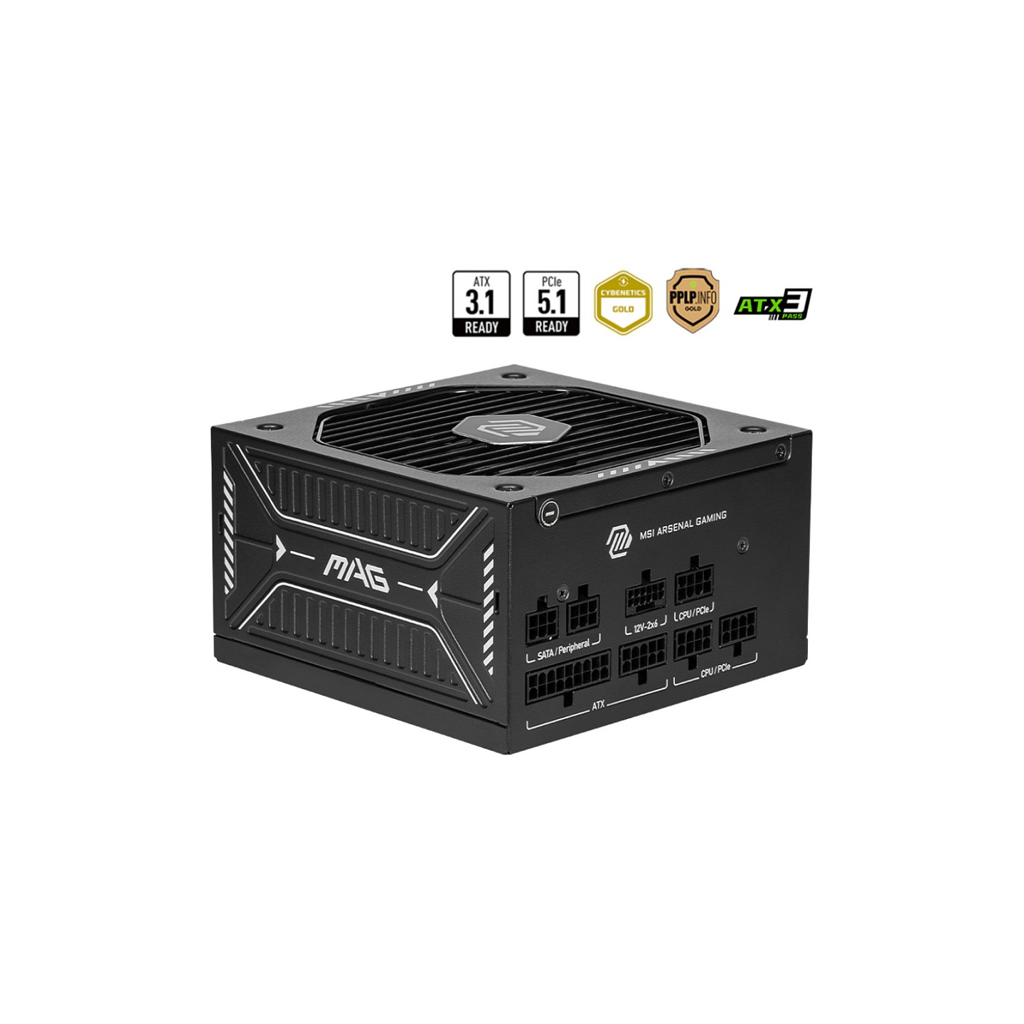 650W MSI Netzteil MAG A650GLS PCIE5 — Buy in Cyprus with Fast Delivery