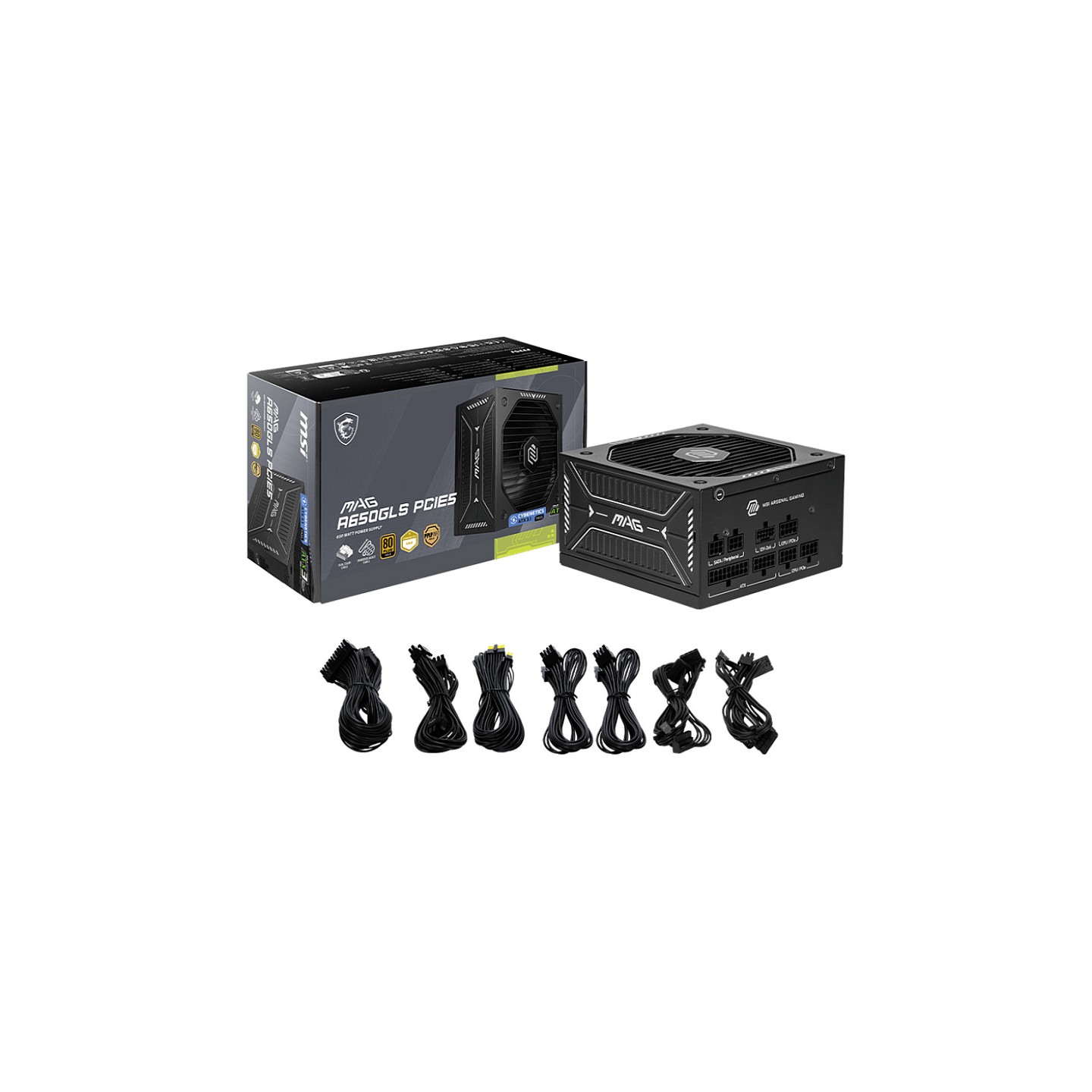 650W MSI Netzteil MAG A650GLS PCIE5 — Buy in Cyprus with Fast Delivery