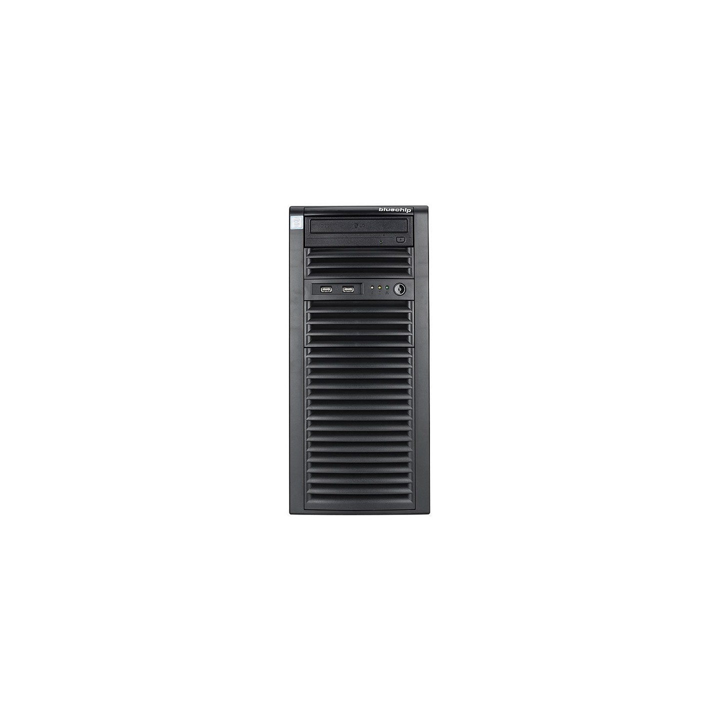 Server bluechip SERVERline T40320s Tower. Xeon 4410Y 32 GB DDR5. 2 x 960 GB SSD. 2 x RJ45 (10 Gb s)
