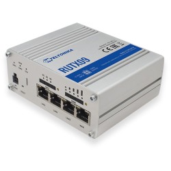Buy Teltonika RUTX09 - LTE Cat6 Industrial Router - Aluminium, 256MB RAM/Flash, ... in Cyprus, Nicosia, Limassol, Larnaka, Pafos