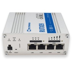 Buy Teltonika RUTX09 - LTE Cat6 Industrial Router - Aluminium, 256MB RAM/Flash, ... in Cyprus, Nicosia, Limassol, Larnaka, Pafos