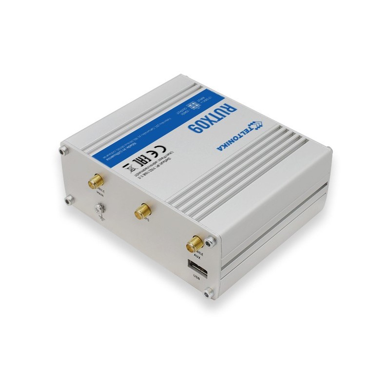 Buy Teltonika RUTX09 - LTE Cat6 Industrial Router - Aluminium, 256MB RAM/Flash, ... in Cyprus, Nicosia, Limassol, Larnaka, Pafos