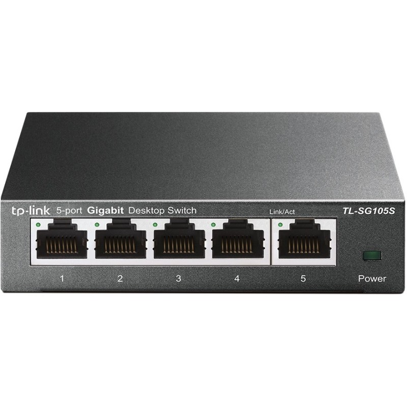 Buy TP-Link 5-Port Gigabit Desktop Switch - TL-SG105s - Metal Housing, Black, Un... in Cyprus, Nicosia, Limassol, Larnaka, Pafos