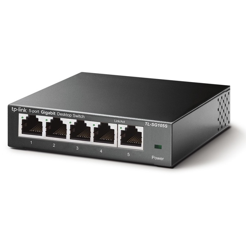 Buy TP-Link 5-Port Gigabit Desktop Switch - TL-SG105s - Metal Housing, Black, Un... in Cyprus, Nicosia, Limassol, Larnaka, Pafos