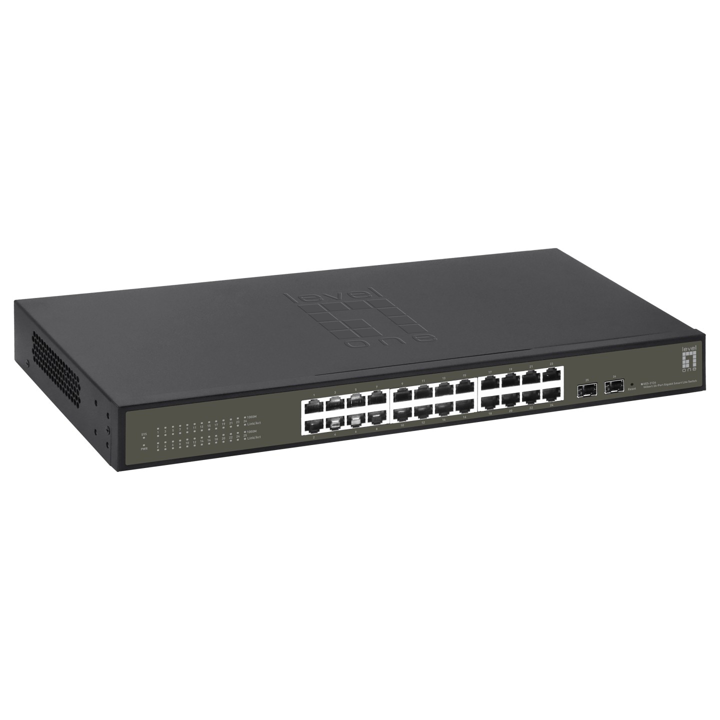 Switch 24x GE GES-2126 2xGSFP 19' Hilbert — Buy in Cyprus with Fast Delivery