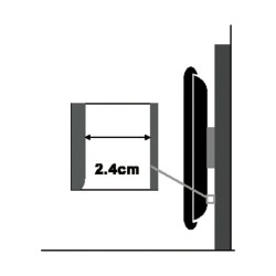 VALUE TV-Monitorwandhalterung. fest. 32-60 Zoll. bis 80 kg — Buy in Cyprus with Fast Delivery