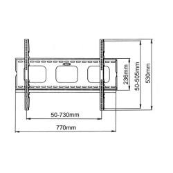 VALUE TV-Monitorwandhalterung. fest. 32-60 Zoll. bis 80 kg — Buy in Cyprus with Fast Delivery