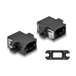 Delock LWL Kupplung MPO Buchse zu MPO Buchse schwarz — Buy in Cyprus with Fast Delivery