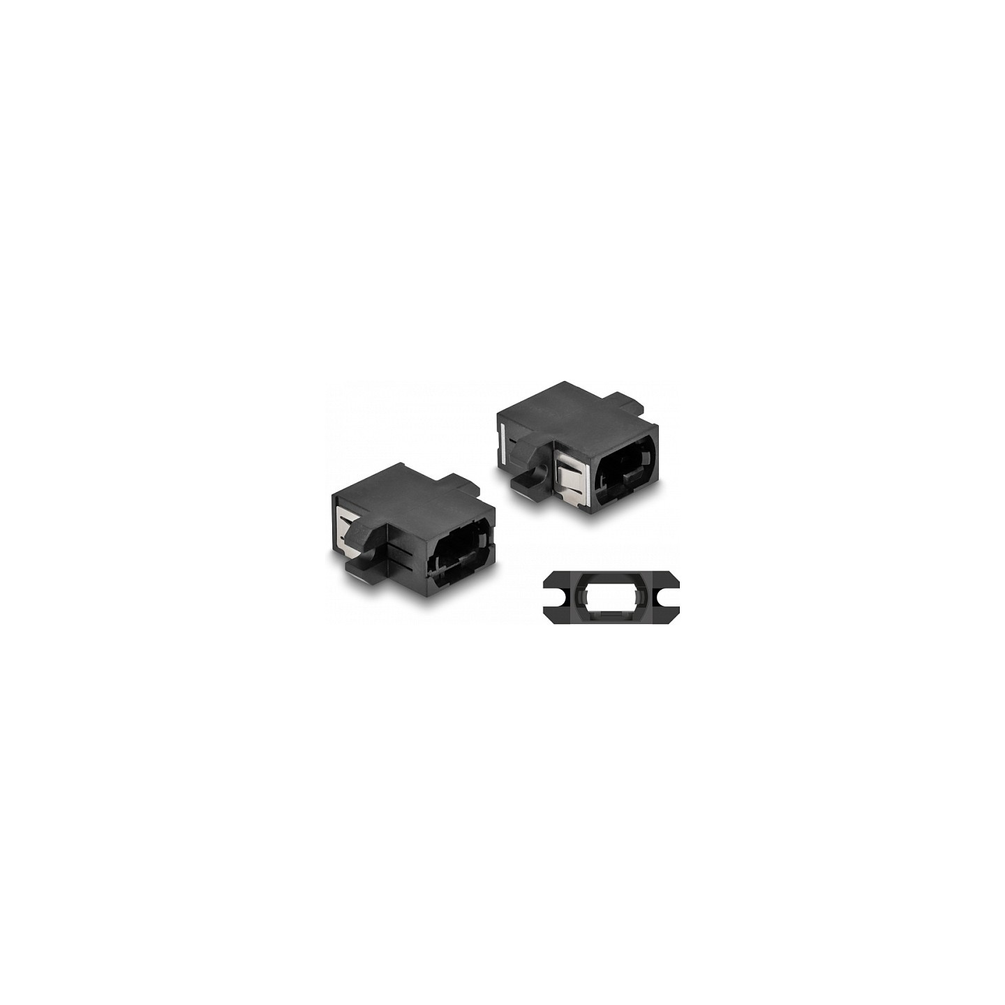 Delock LWL Kupplung MPO Buchse zu MPO Buchse schwarz — Buy in Cyprus with Fast Delivery
