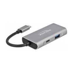 DELOCK Externer USB 3.2 Gen 2 USB Type-C Hub mit 3 x USB Typ-A und 1 x USB Type-C — Buy in Cyprus with Fast Delivery