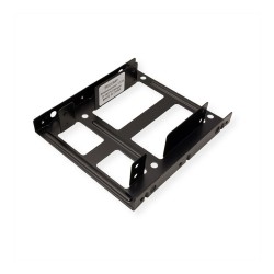 ROLINE Montageadapter. 3.5 Zoll Rahmen fr 2x 2.5 HDD SSD. Metall. schwarz — Buy in Cyprus with Fast Delivery