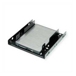 ROLINE Montageadapter. 3.5 Zoll Rahmen fr 2x 2.5 HDD SSD. Metall. schwarz — Buy in Cyprus with Fast Delivery