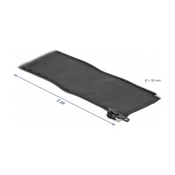 Gewebeschlauch mit Reißverschluss hitzebeständig 1 m x 35 mm schwarz — Buy in Cyprus with Fast Delivery