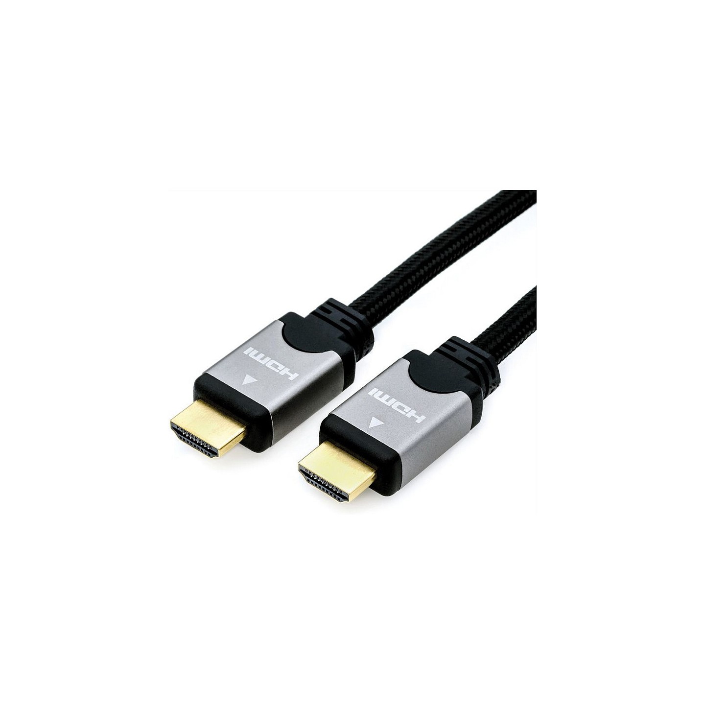 ROLINE HDMI High Speed Kabel mit Ethernet. ST-ST. schwarz silber. 2 m — Buy in Cyprus with Fast Delivery