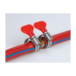 Schlauchschelle Edelstahl 400 SS mit Flügelmutter 16 - 25 mm 5 Stück rot — Buy in Cyprus with Fast Delivery
