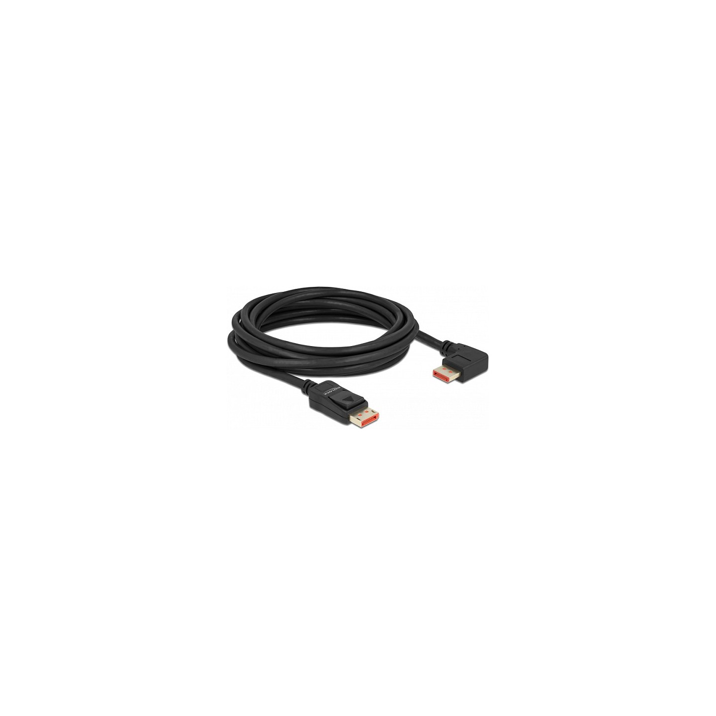 DELOCK DisplayPort Kabel Stecker gerade zu Stecker 90 rechts gewinkelt 8K 60 Hz 5 m — Buy in Cyprus with Fast Delivery