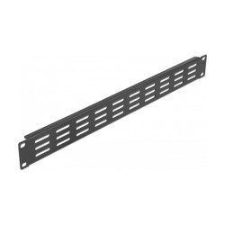 19? Netzwerkschrank Panel mit Lüftungsschlitzen horizontal 1 HE schwarz — Buy in Cyprus with Fast Delivery
