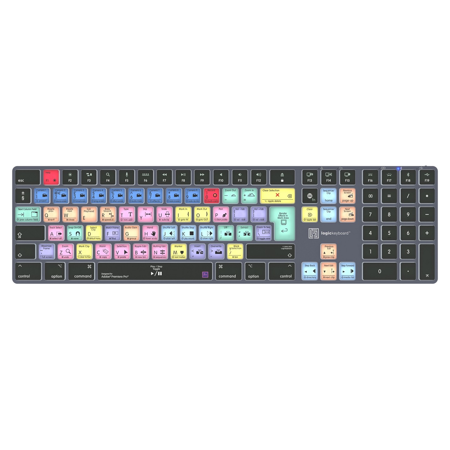 LogicKeyboard Adobe Premiere Pro CC Titan DE (Mac) — Buy in Cyprus with Fast Delivery