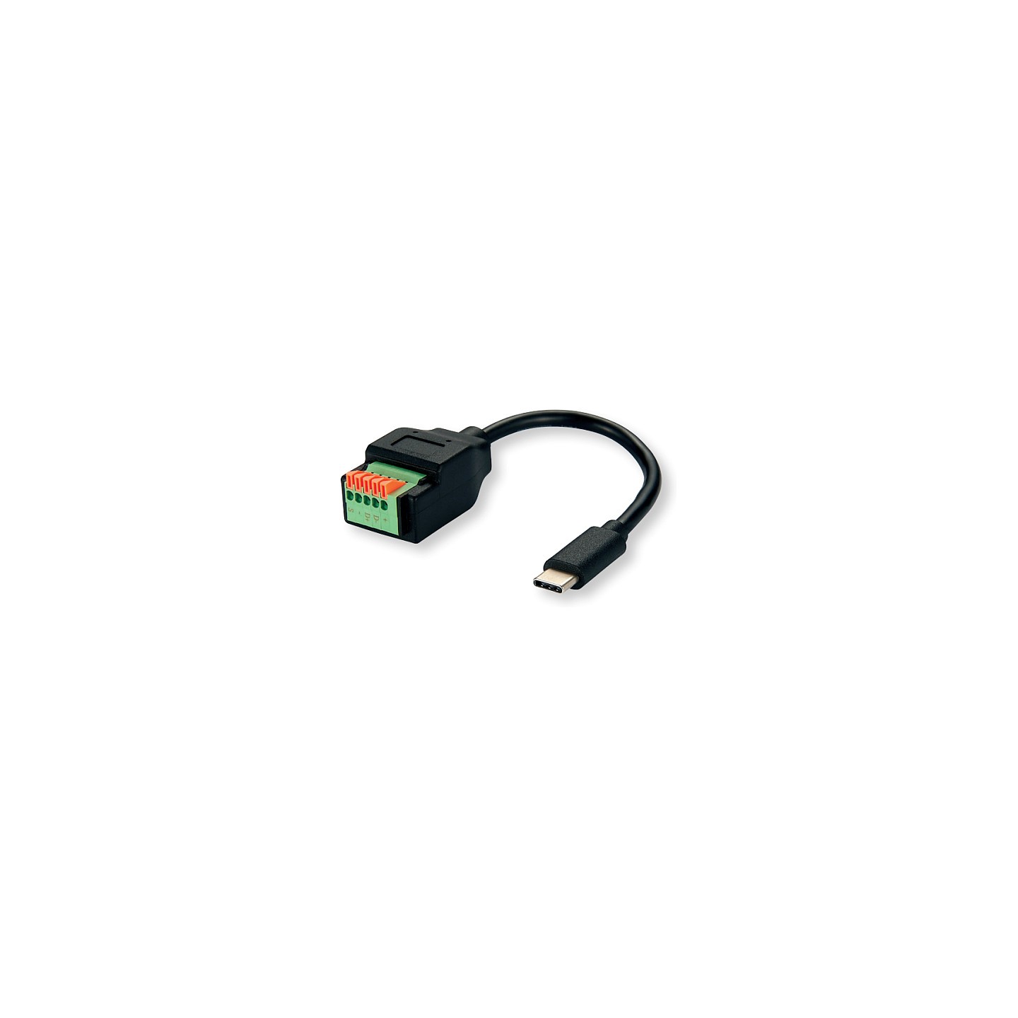 ROLINE Kabeladapter USB-Typ-C Stecker zu 5-Pin-Klemmleiste. (Drucktasten). 15 cm — Buy in Cyprus with Fast Delivery