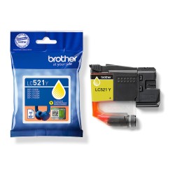 Brother Tintenpatronen LC-521Y Gelb (ca. 500 Seiten) — Buy in Cyprus with Fast Delivery