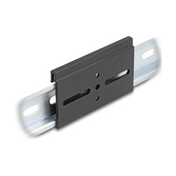 Aluminium Montageclip für Hutschiene 80.0 x 47.8 mm schwarz — Buy in Cyprus with Fast Delivery
