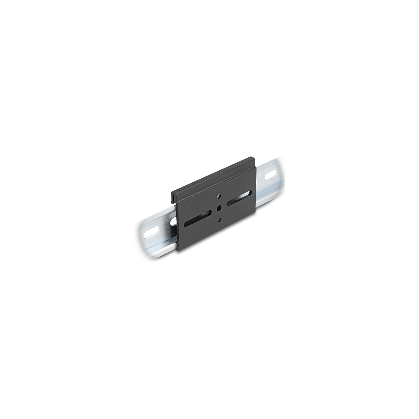 Aluminium Montageclip für Hutschiene 80.0 x 47.8 mm schwarz — Buy in Cyprus with Fast Delivery