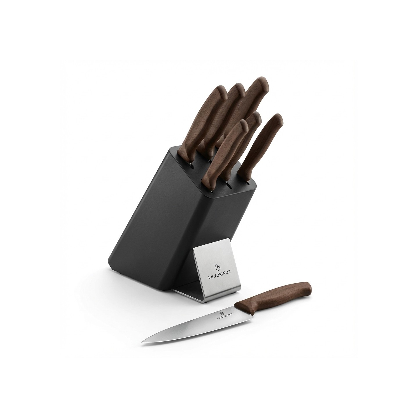 86.66 Swiss Modern Messerblock. 6-teilig. Buchenholz — Buy in Cyprus with Fast Delivery