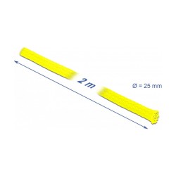 Geflechtschlauch dehnbar 2 m x 25 mm gelb — Buy in Cyprus with Fast Delivery