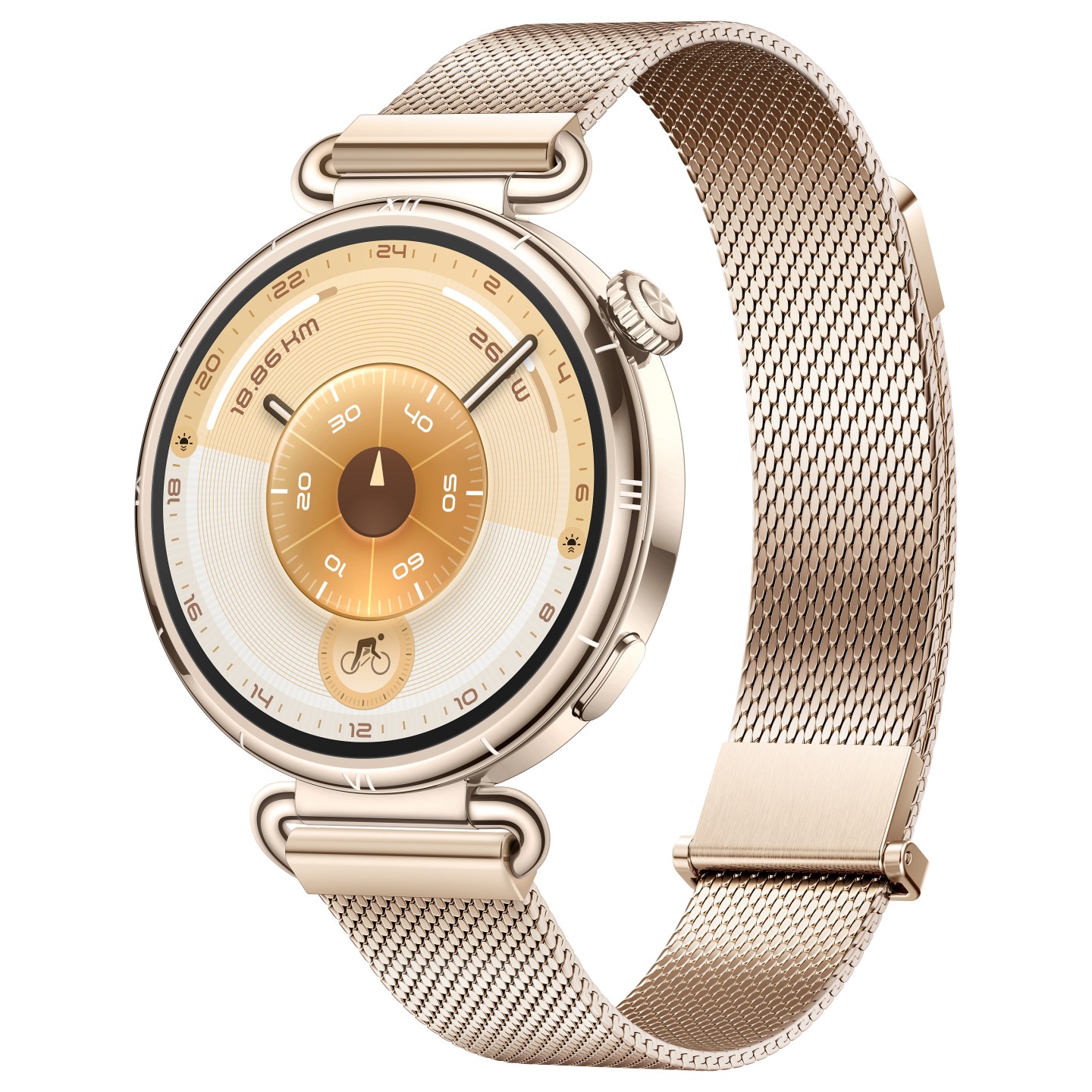 HUAWEI WATCH GT6 41mm (Konsu-B19M). Gold Milanese Strap — Buy in Cyprus with Fast Delivery