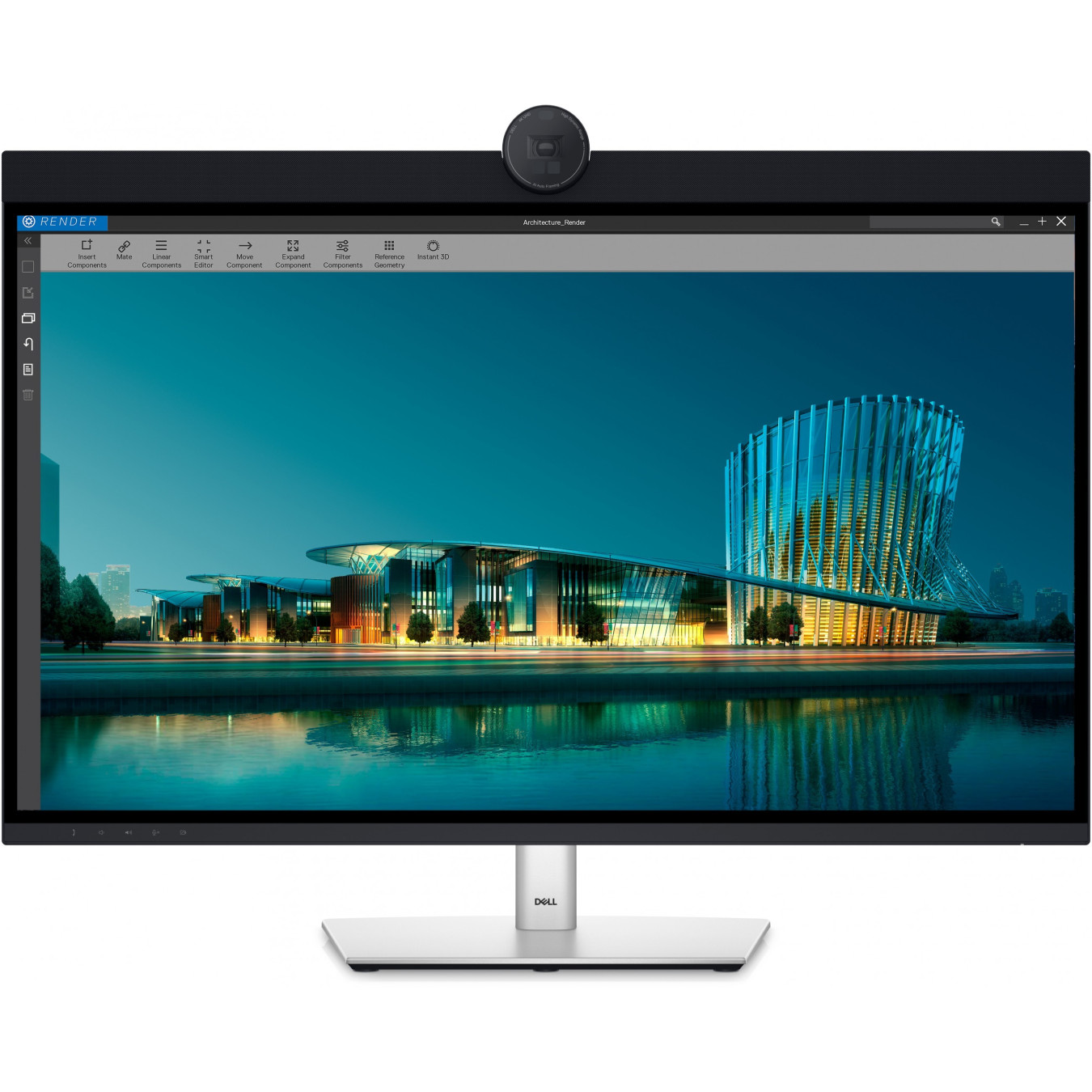 Dell UltraSharp U3224KBA - 31.5" 6K (6144x3456) IPS Monitor - Black/Silver, HDR600, DP 2.1, HDMI 2.1, USB-C 140W