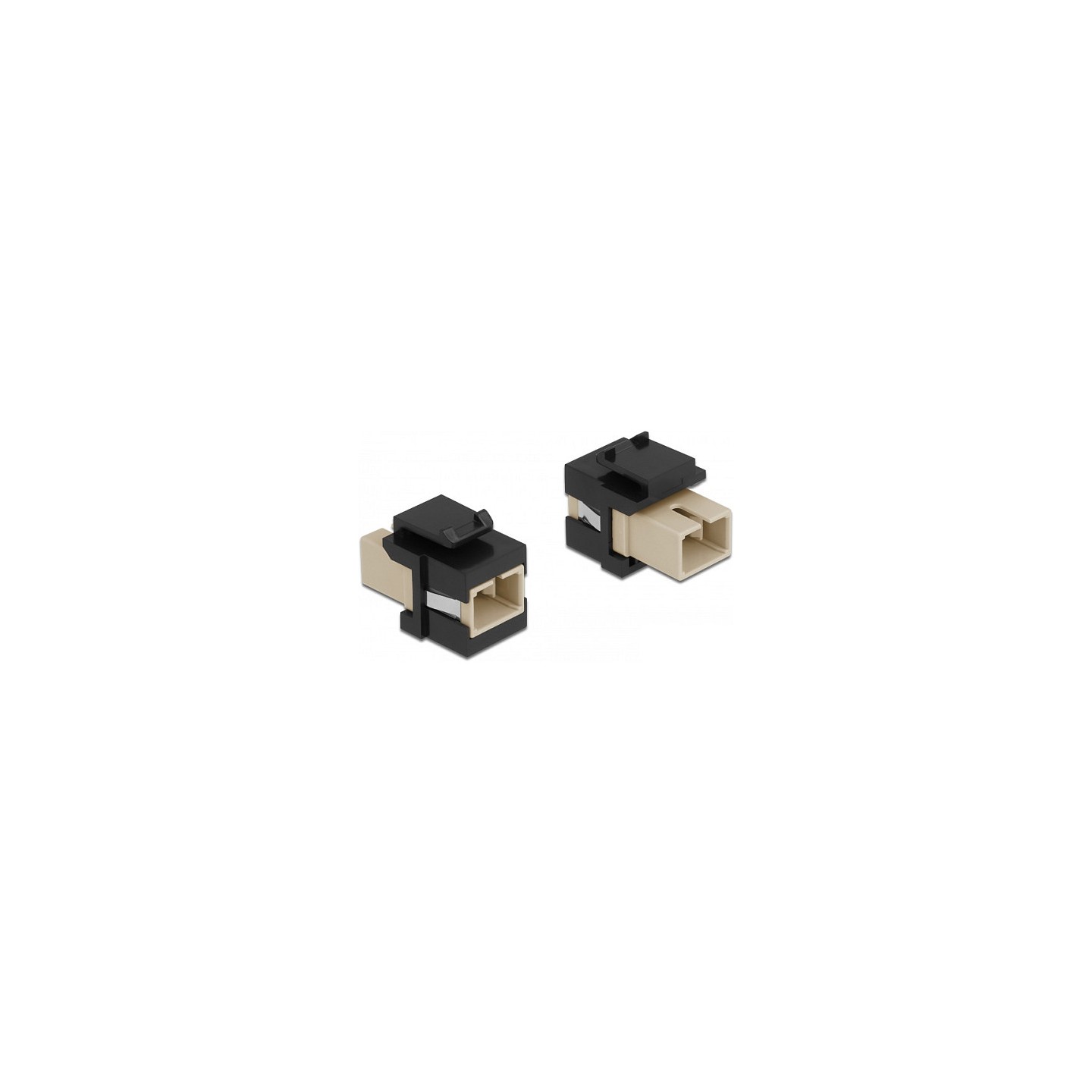 Keystone Modul SC Simplex Buchse zu SC Simplex Buchse beige schwarz — Buy in Cyprus with Fast Delivery