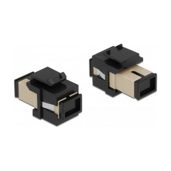 Keystone Modul SC Simplex Buchse zu SC Simplex Buchse beige schwarz — Buy in Cyprus with Fast Delivery