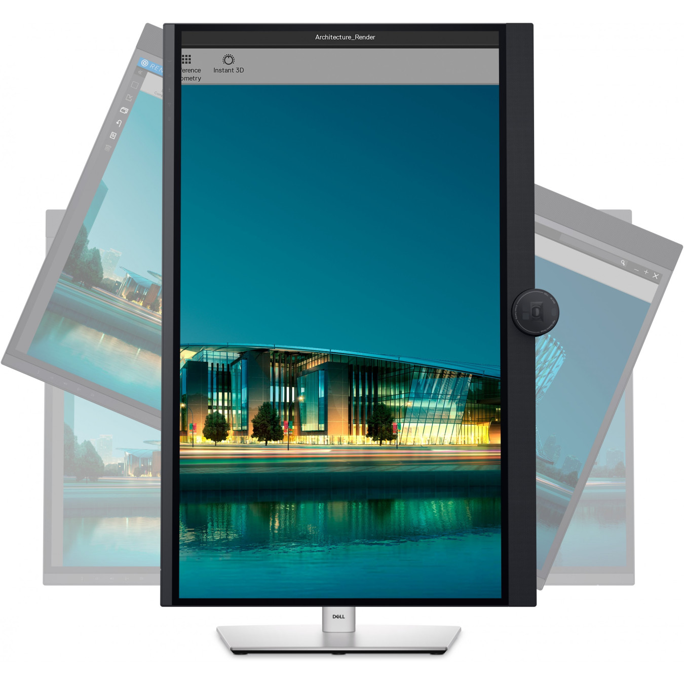 Dell UltraSharp U3224KBA - 31.5" 6K (6144x3456) IPS Monitor - Black/Silver, HDR600, DP 2.1, HDMI 2.1, USB-C 140W