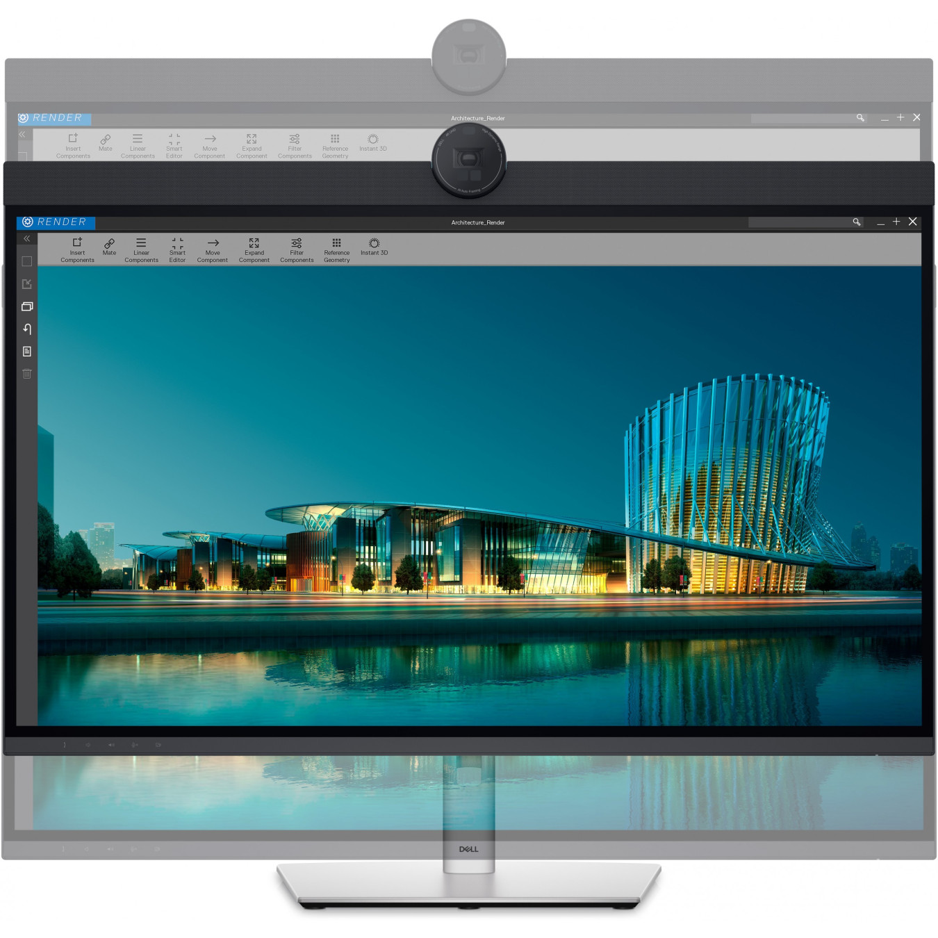 Dell UltraSharp U3224KBA - 31.5" 6K (6144x3456) IPS Monitor - Black/Silver, HDR600, DP 2.1, HDMI 2.1, USB-C 140W