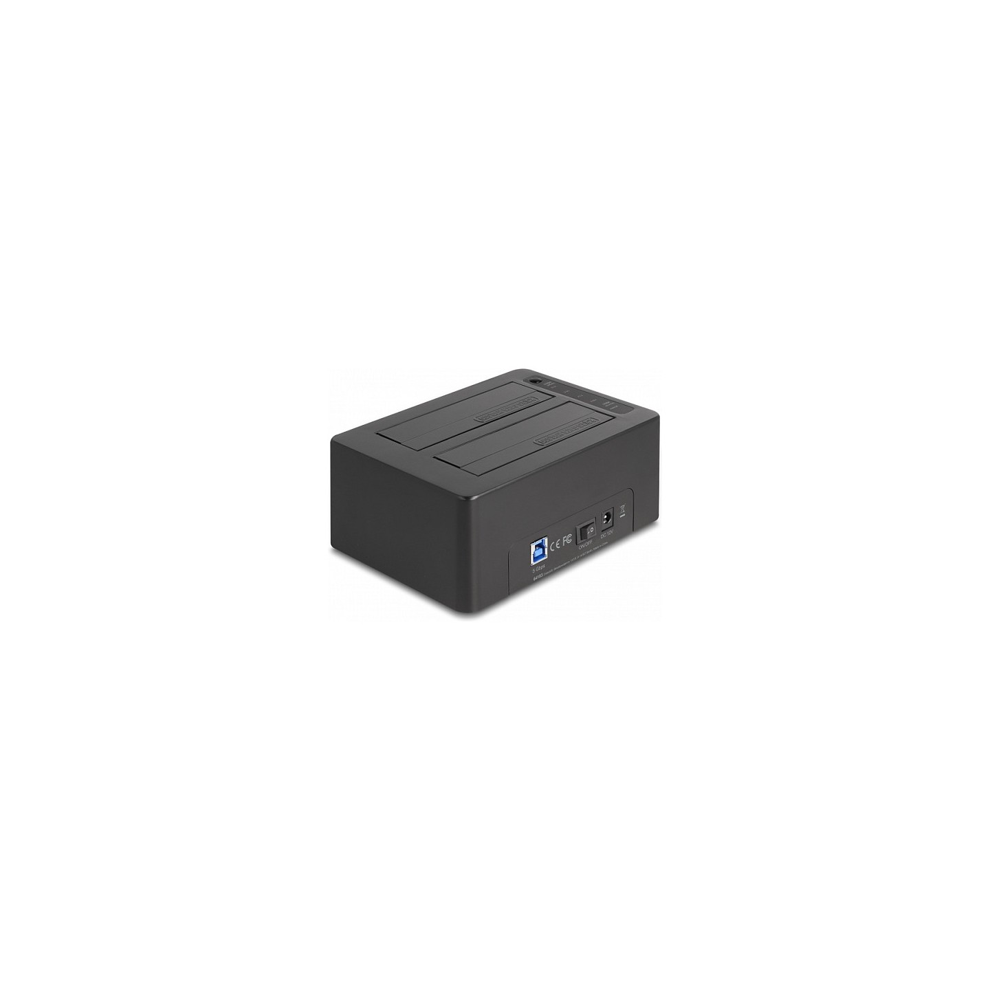 USB Dual Dockingstation für 2 x SATA HDD SSD mit Klon Funktion und Card Reader + zusätzlichem USB Port
