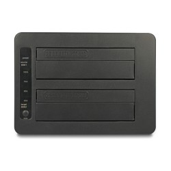 USB Dual Dockingstation für 2 x SATA HDD SSD mit Klon Funktion und Card Reader + zusätzlichem USB Port