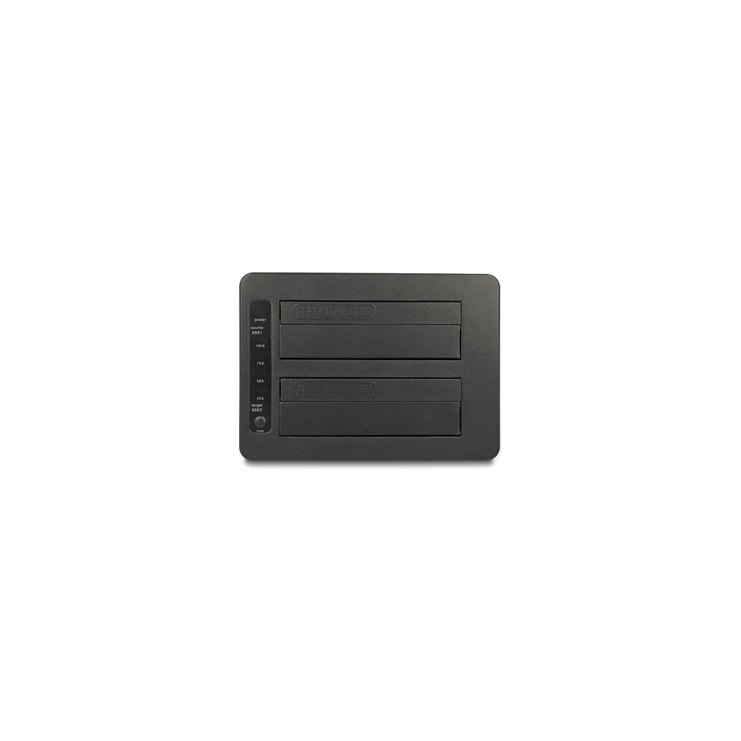 USB Dual Dockingstation für 2 x SATA HDD SSD mit Klon Funktion und Card Reader + zusätzlichem USB Port