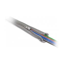 Delock Geflechtschlauch mit Reißverschluss hitzebeständig 3 m x 20 mm grau — Buy in Cyprus with Fast Delivery