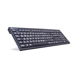 LogicKeyboard XL-Print White on Black DE (PC Nero) — Buy in Cyprus with Fast Delivery