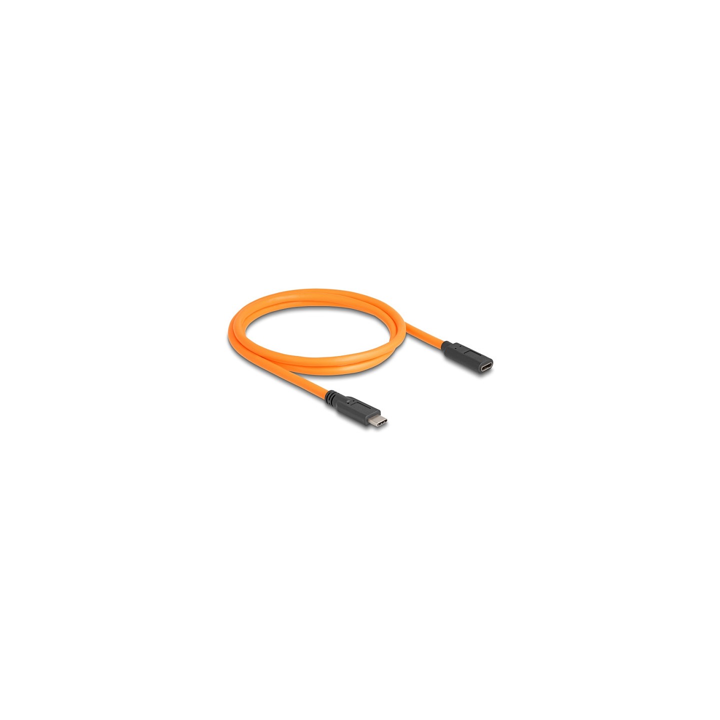 DELOCK USB 5 Gbps Kabel USB Type-C Stecker zu USB Type-C Buchse fur Tethered Shooting 1m orange