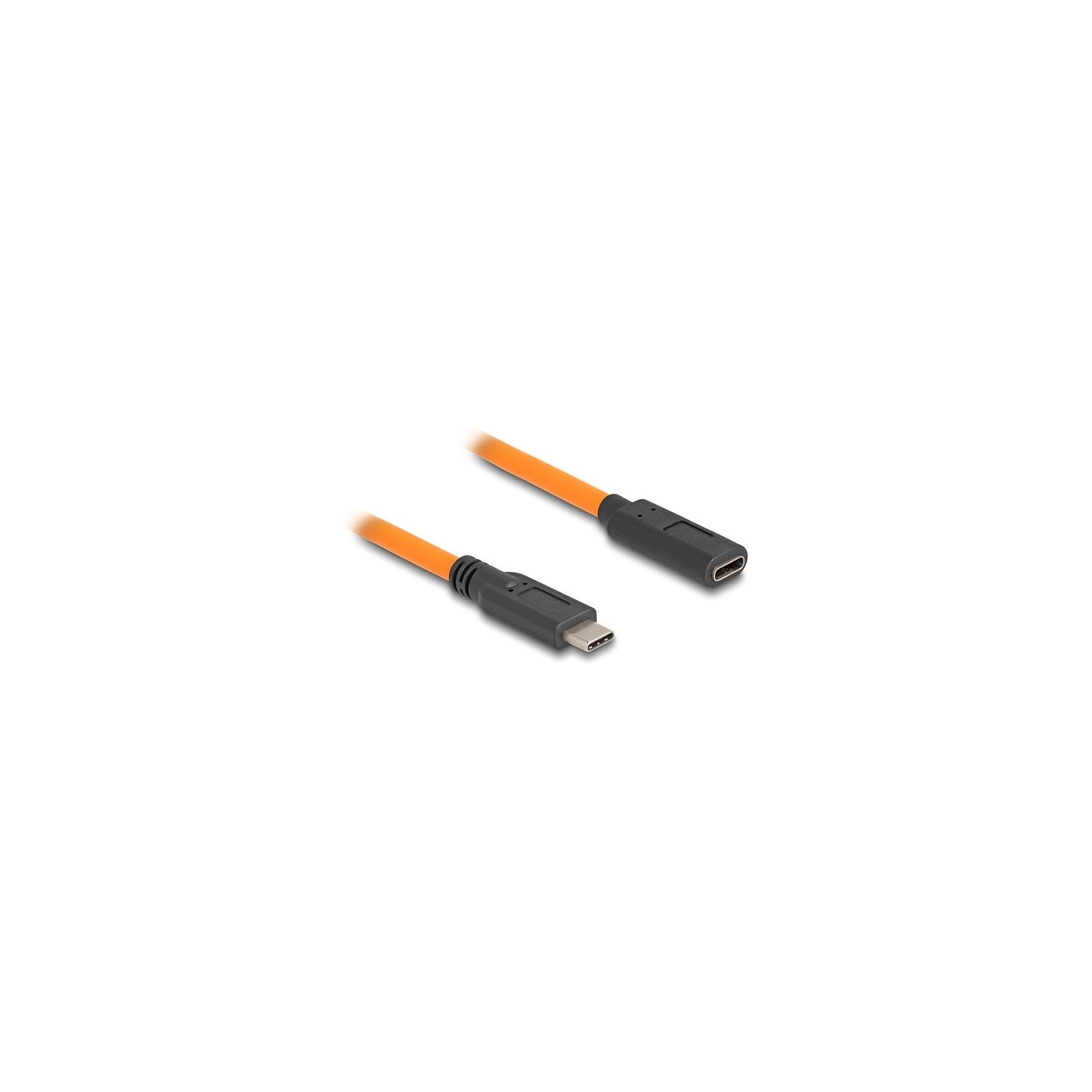 DELOCK USB 5 Gbps Kabel USB Type-C Stecker zu USB Type-C Buchse fur Tethered Shooting 1m orange